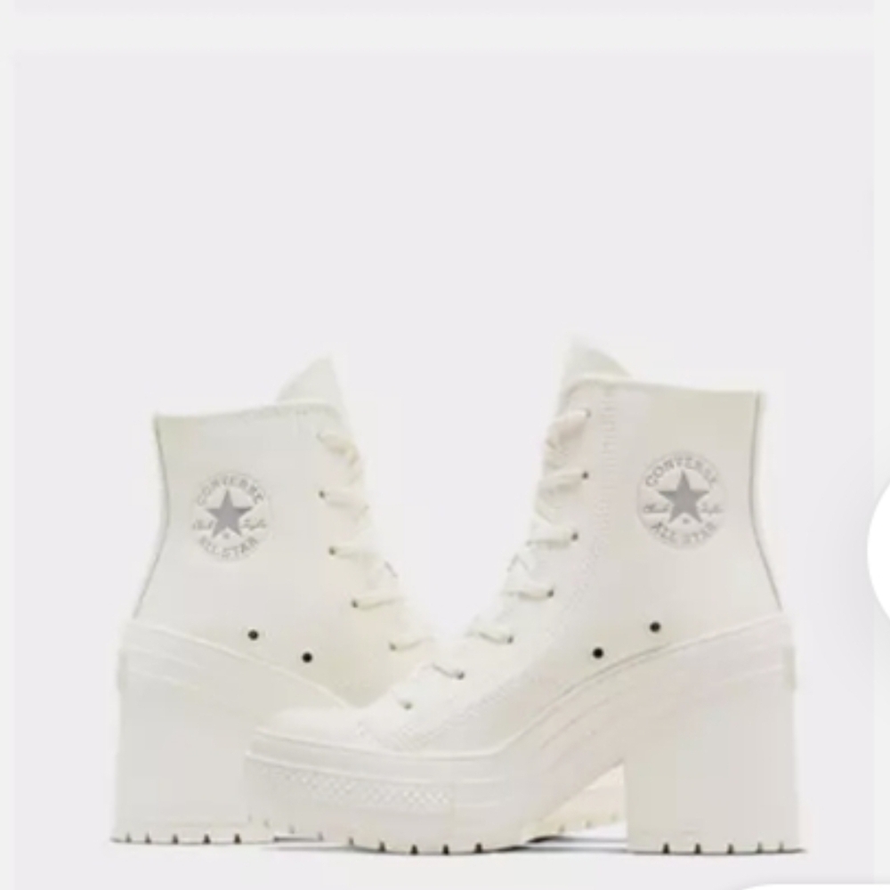 Converse Chuck 70 White Platform Sneakers with Chunky Sole